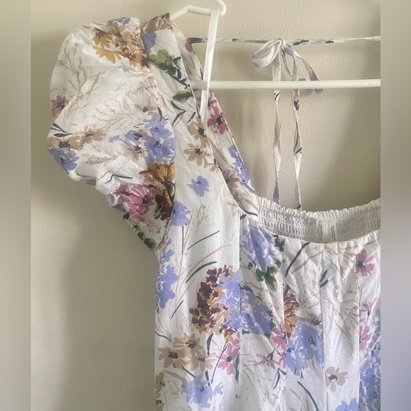 Anthropologie Puff Sleeve Midi Dress - Picture 10 of 14